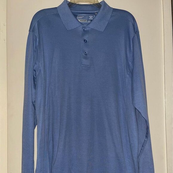 Cutter & Buck Long-Sleeve Blue Shirt, XL, Like New! - Picture 1 of 10